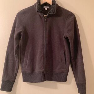 Women’s Fleece Black Jacket Size Small